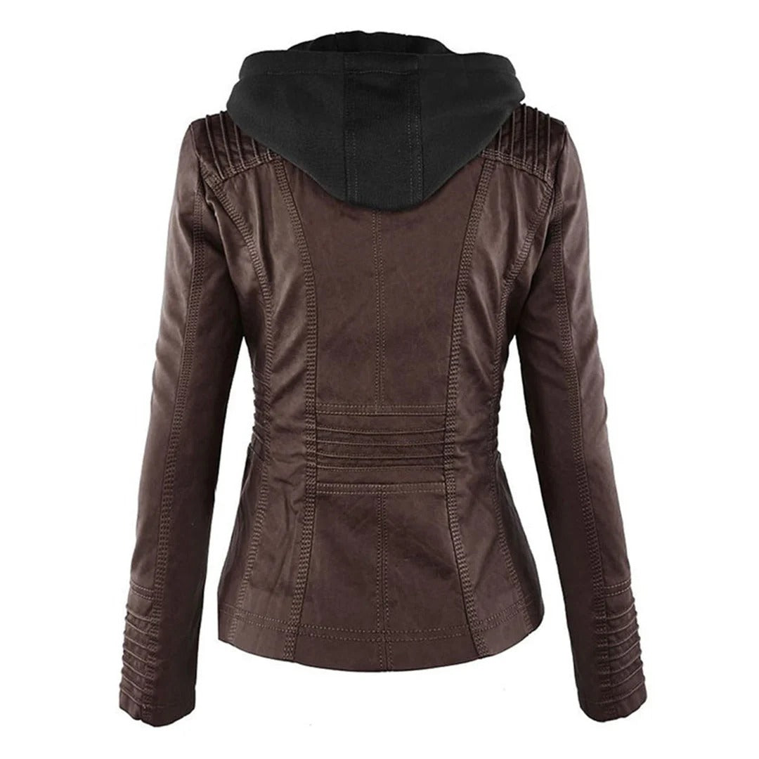 KARINA / CHAQUETA CASUAL DE CUERO