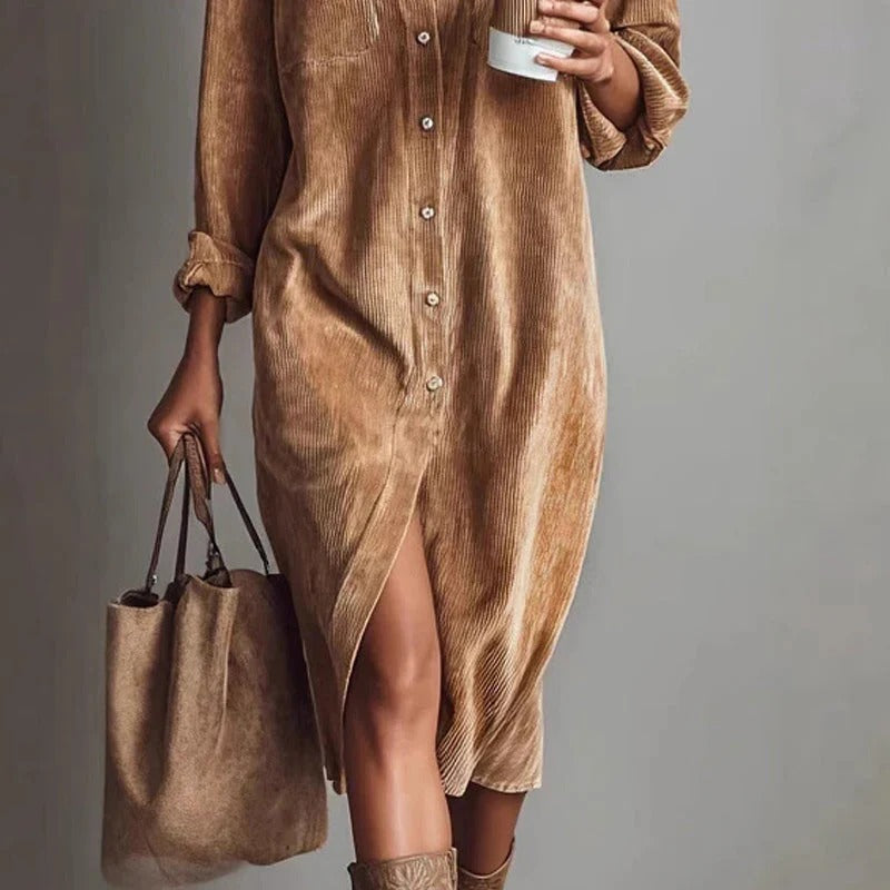 MARIANA / VESTIDO DE PANA ELEGANTE