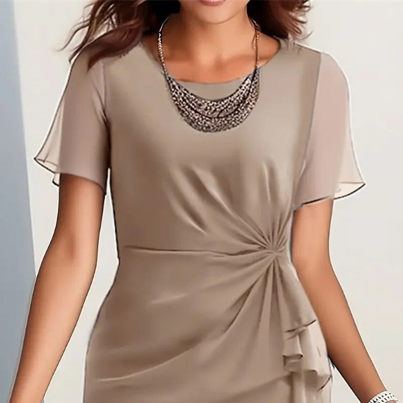 ESPERANZA / VESTIDO CASUAL TELA FINA