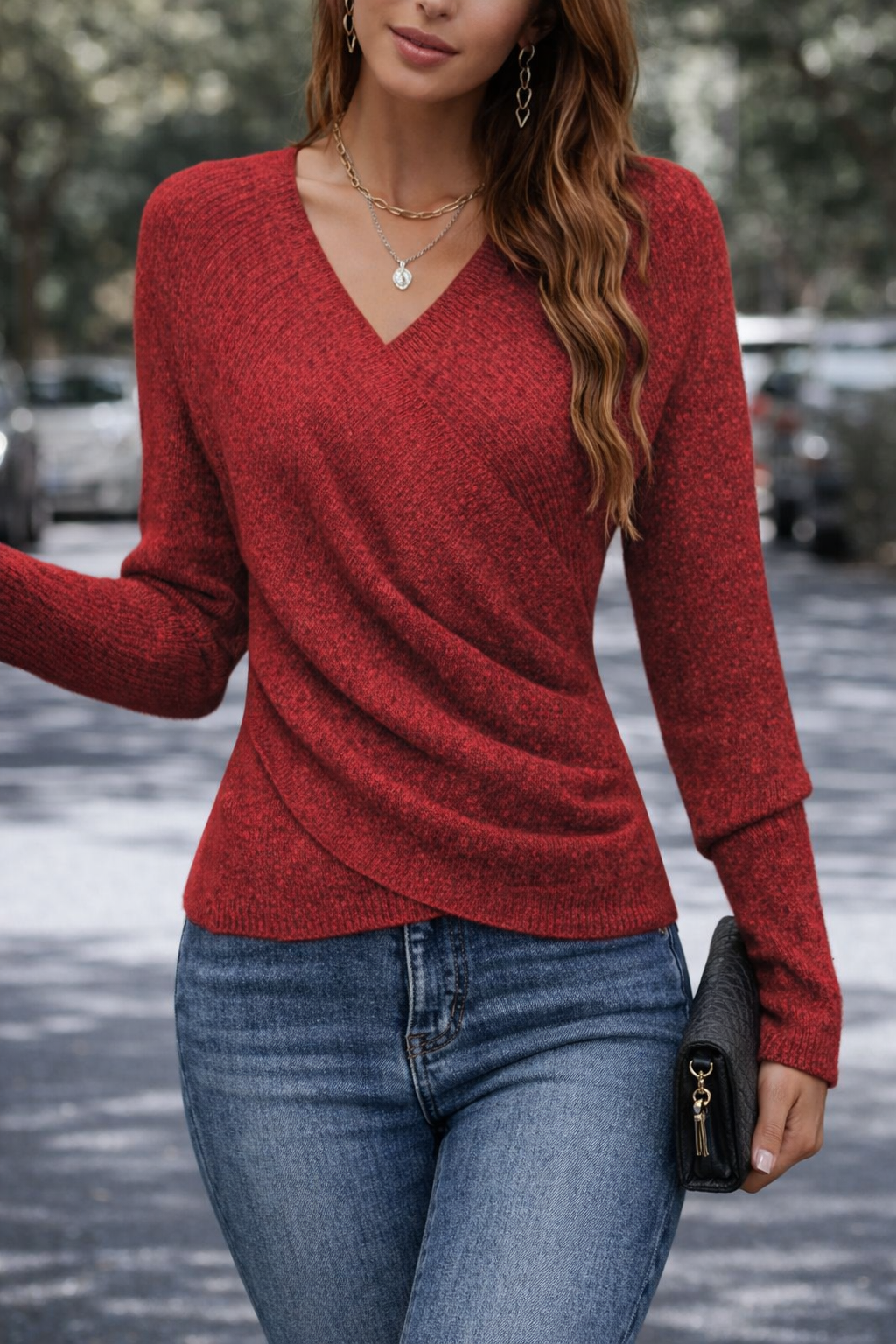 ANGY / JERSEY ELEGANTE EN V