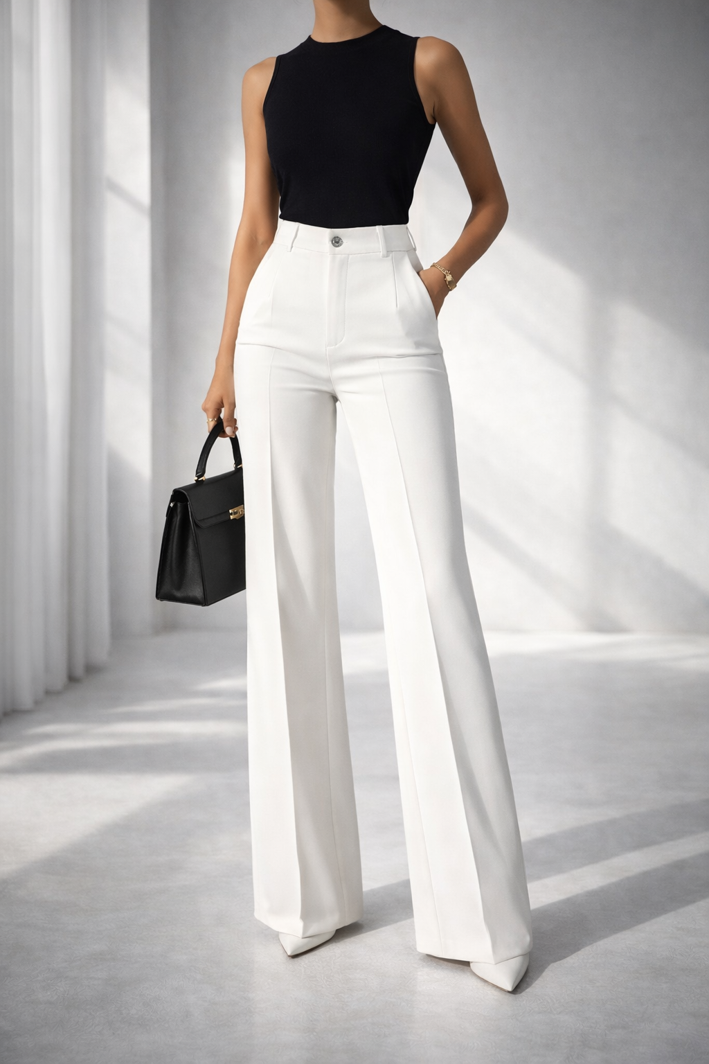 AZAHARA / PANTALÓN ELEGANTE DE PINZA