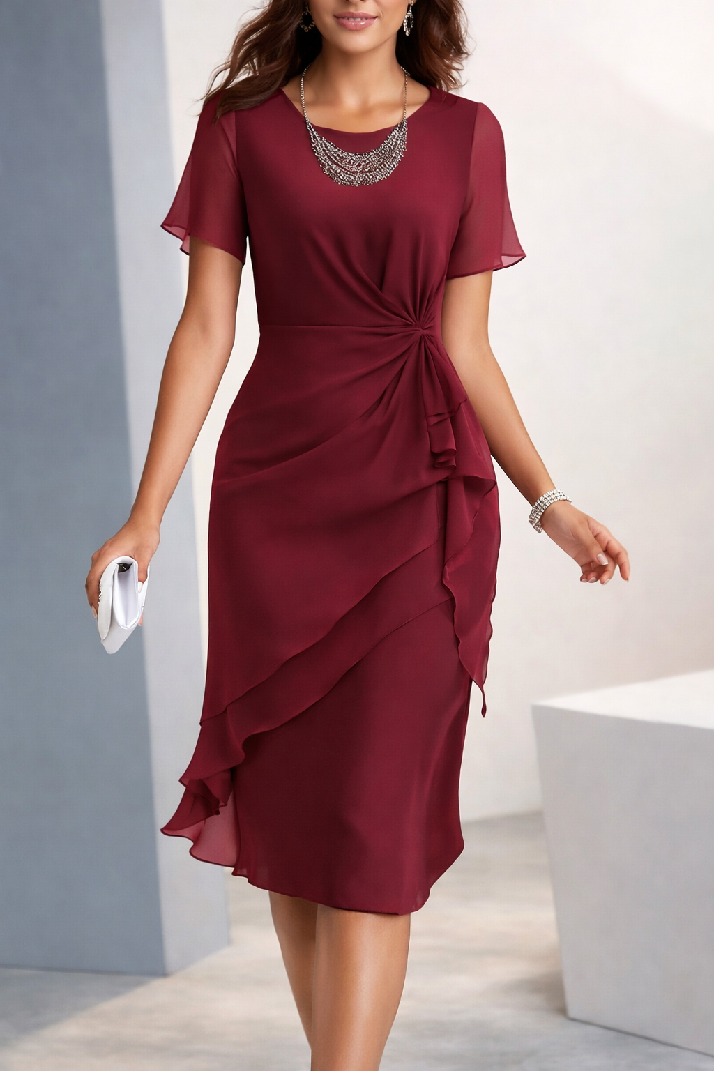 ESPERANZA / VESTIDO CASUAL TELA FINA