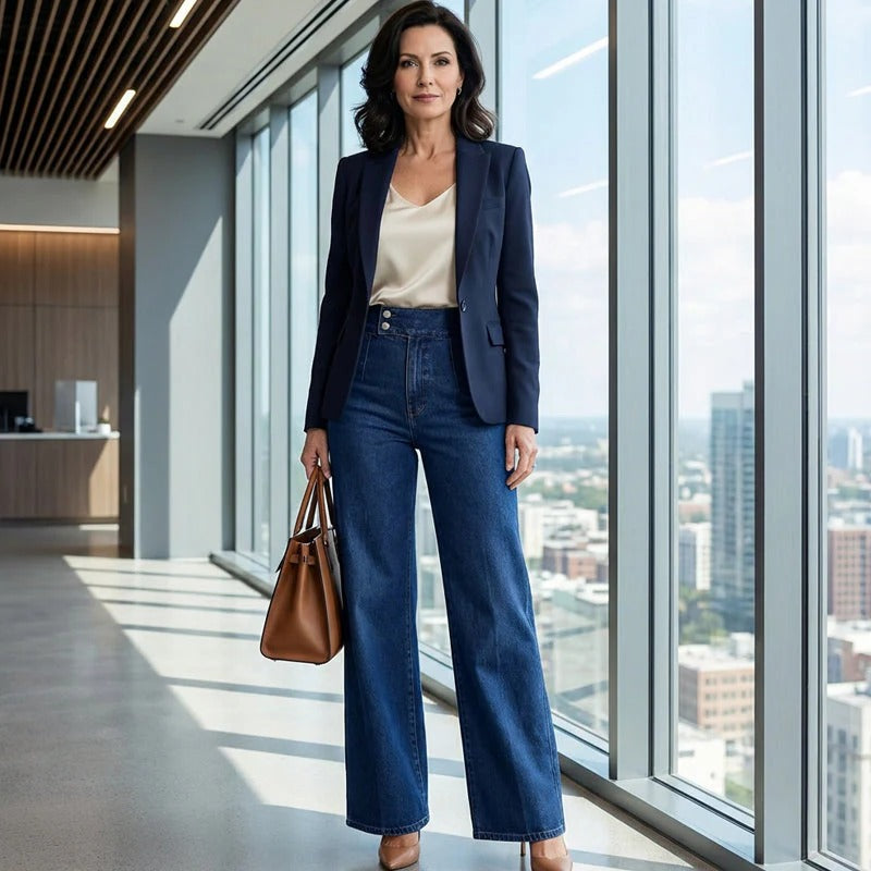 KAISA / VAQUEROS WIDE LEG DE TIRO ALTO PREMIUM