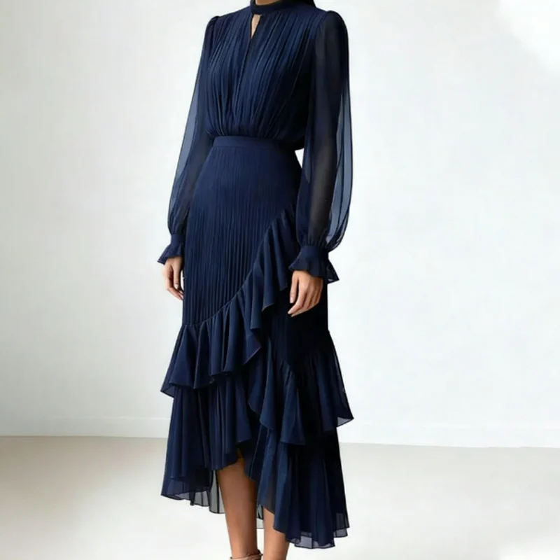 LUCIANA / VESTIDO CASUAL DE CORTE FLUIDO