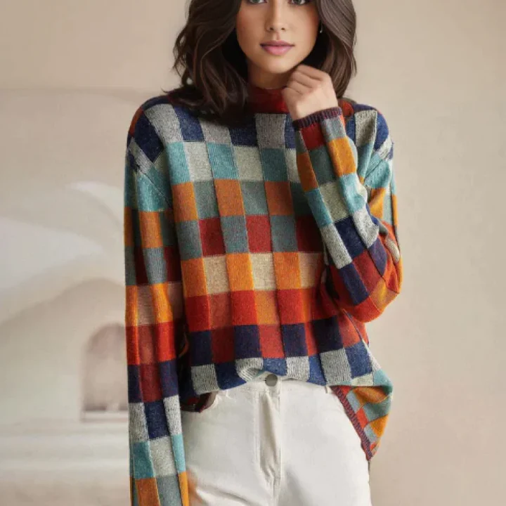 DANIELA / JERSEY DE PUNTO MULTICOLOR