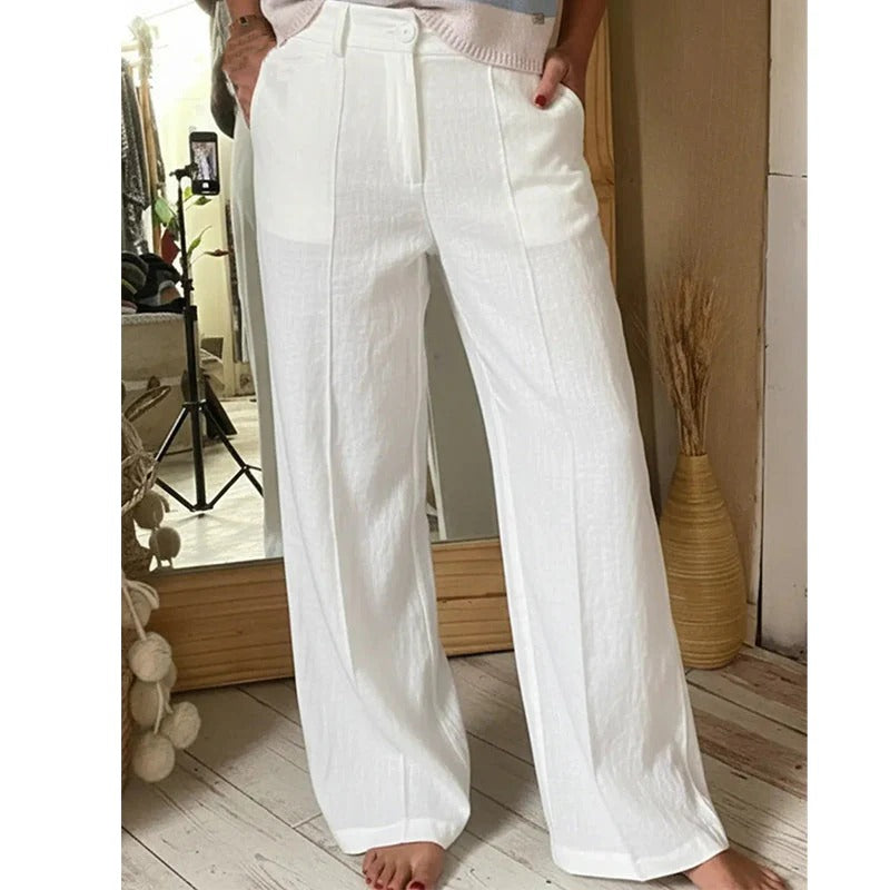 VALENTINA / PANTALÓN PALAZZO CINTURA ALTA