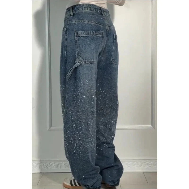 VELMIRA / PANTALONES DENIM BRILLO SOFT