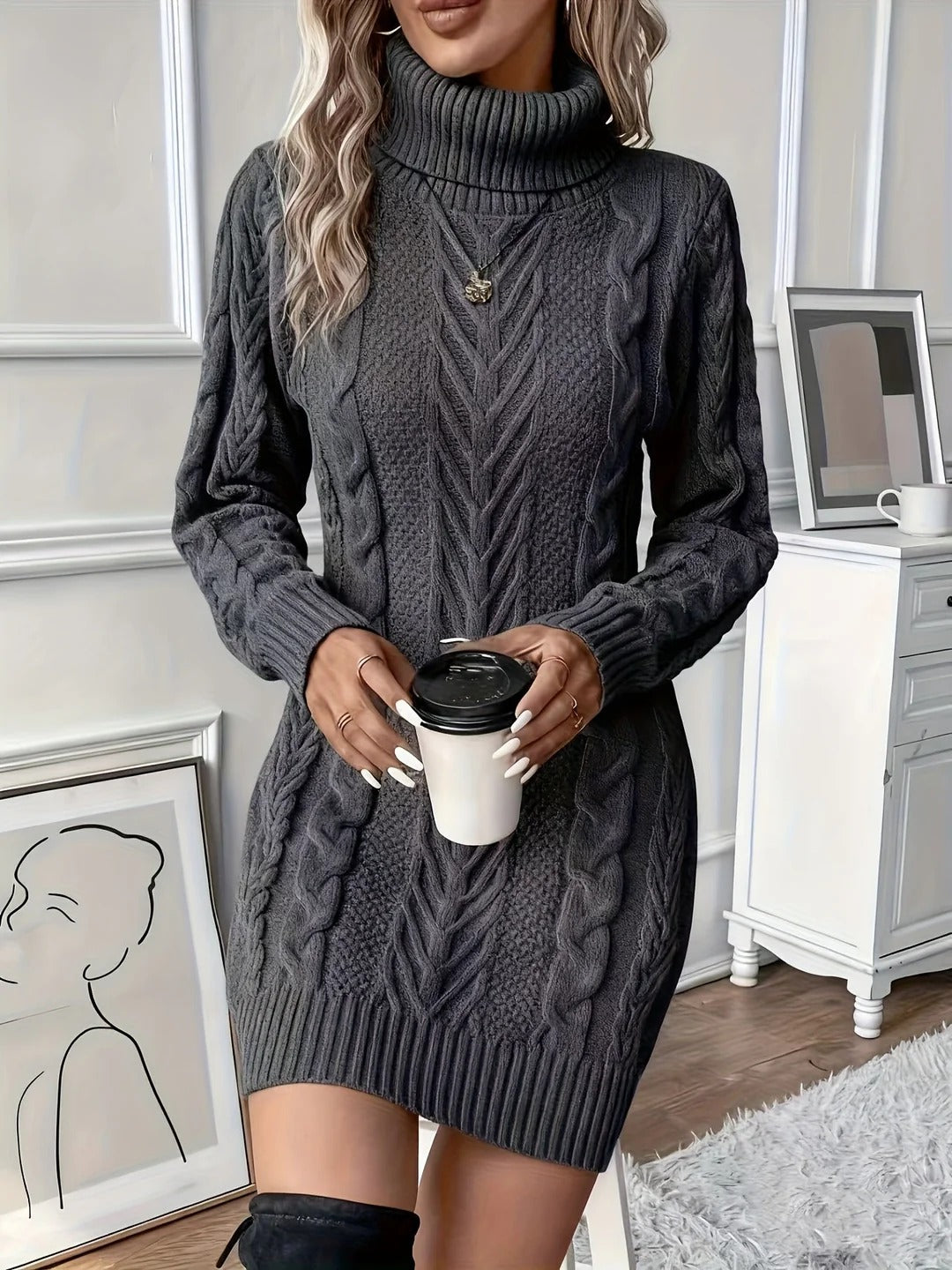 NIZAN / VESTIDO CASUAL ELEGANTE